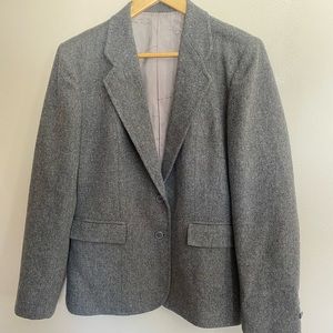 Vintage Oscar de la Renta grey blazer